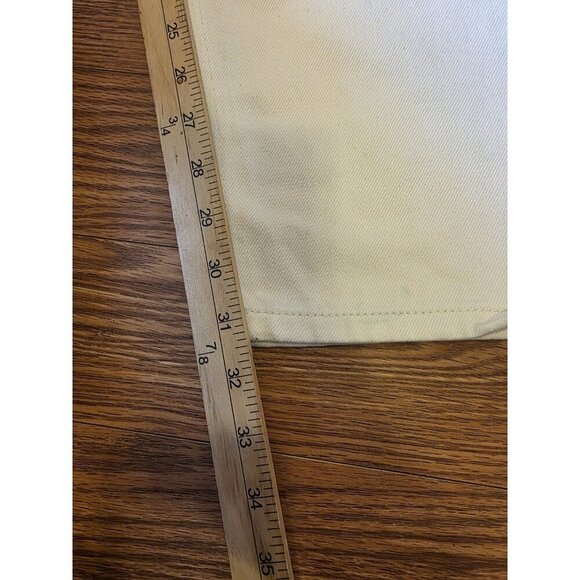 YoungLA Baggy Jeans Mens Sz 34L x 31 Off-white #609 Straight Leg NWT Sold Out - Picture 8 of 14